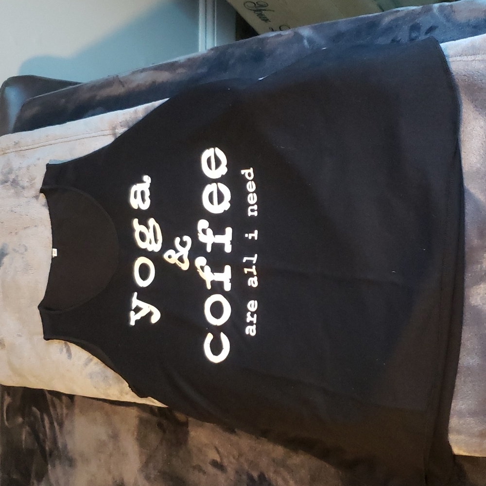 Yoga & coffee tank